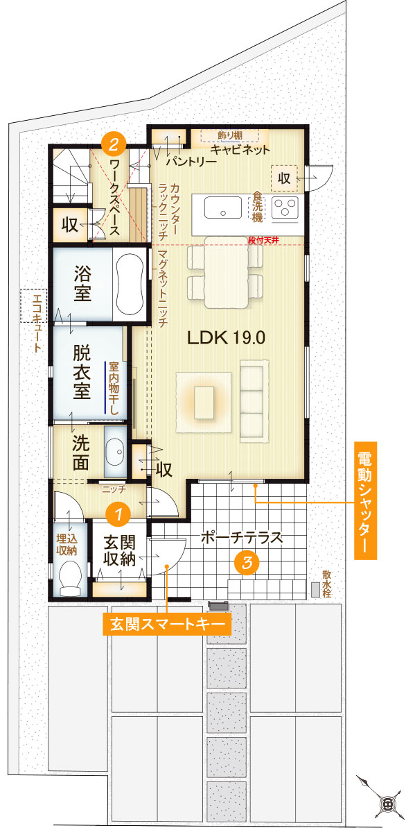1F間取り