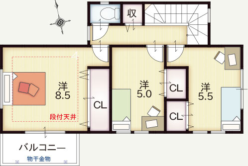 2F間取り