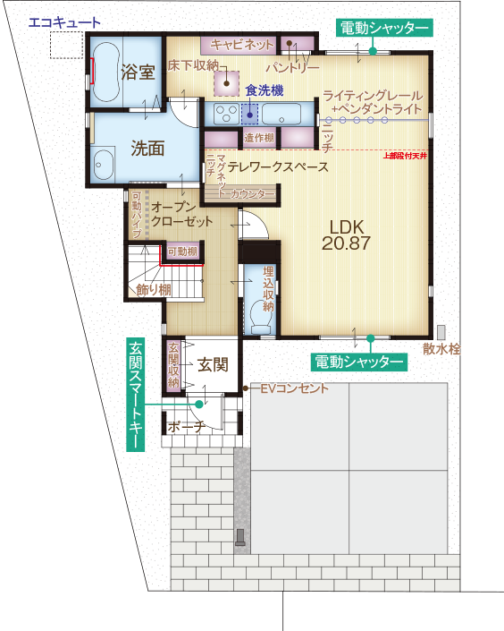 1F間取り