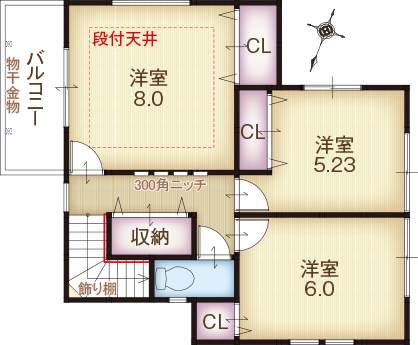 2F間取り