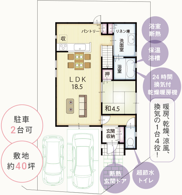 1F平面図