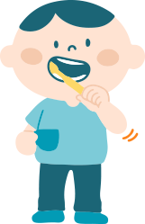 歯磨きのイラスト