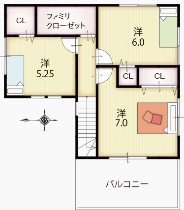 2F間取り