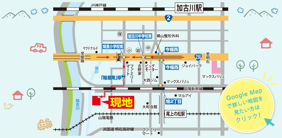 現地マップ