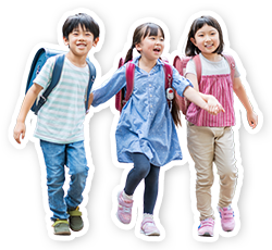 通学する子供