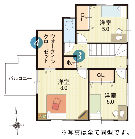 間取り2階