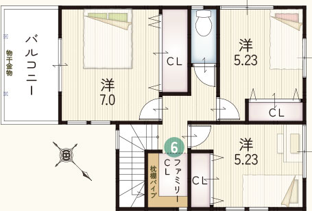 2F間取り