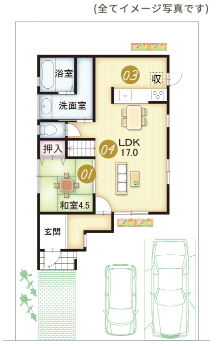 間取り1F