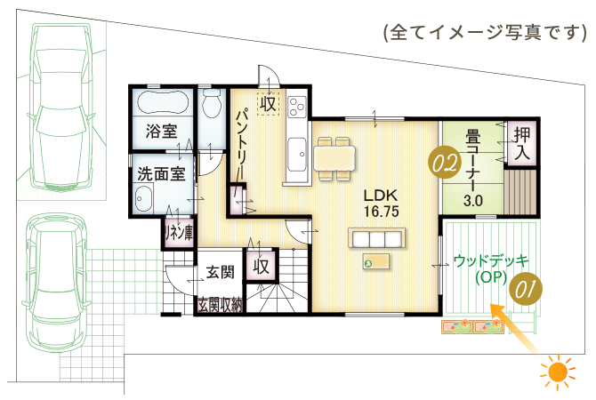 間取り1F