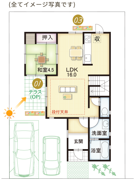 間取り1F
