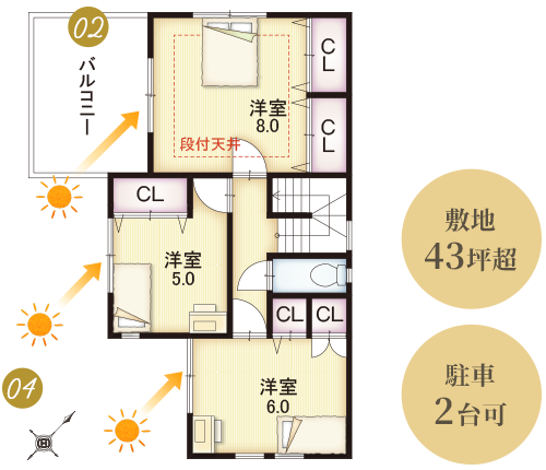 間取り2F