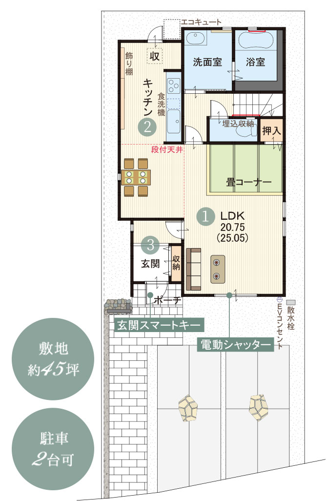 間取り1F