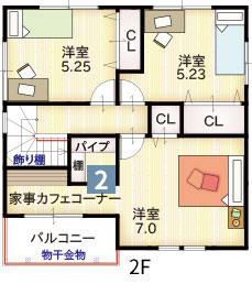 モデル2階