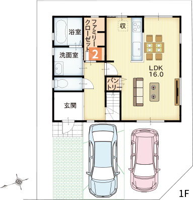 注文間取り1階