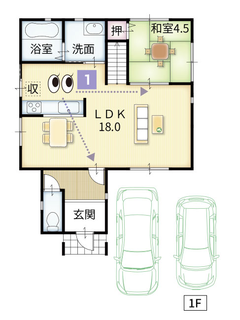 間取り1階