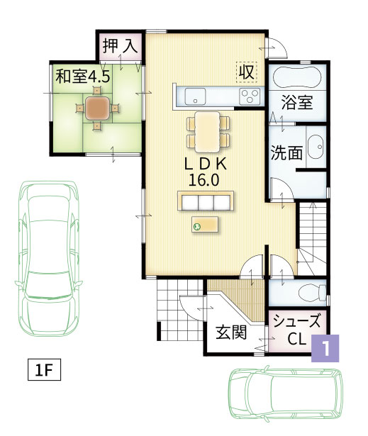 間取り1階