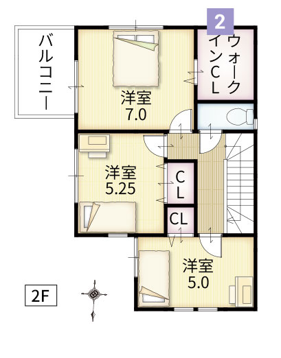 間取り2階