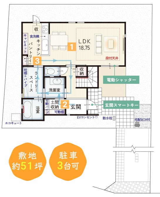 1F間取り