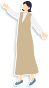 喜ぶ女性