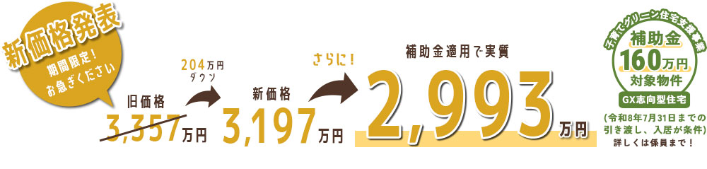 新価格発表