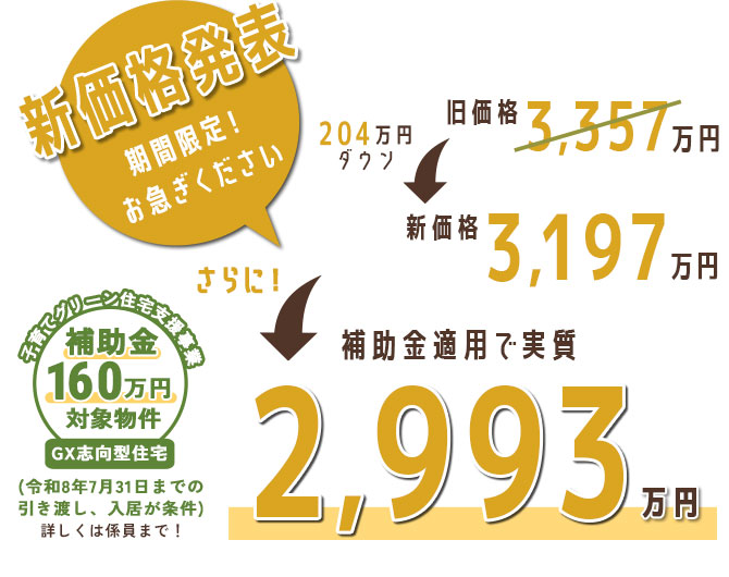 新価格発表