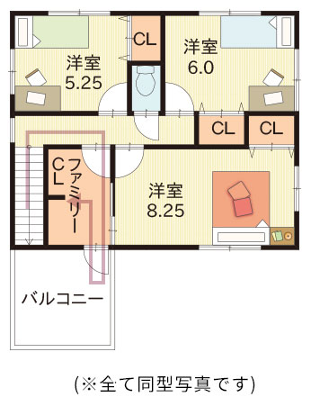 間取り2階