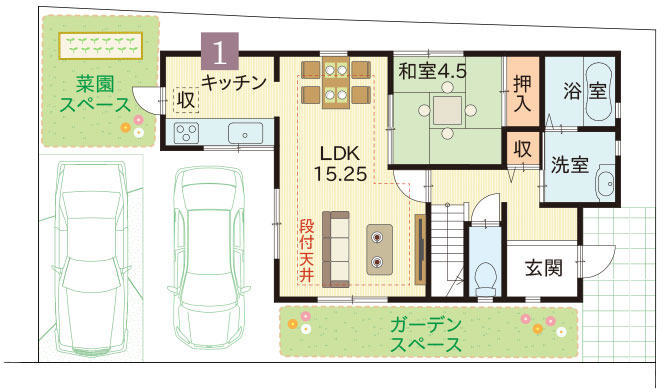 間取り1階