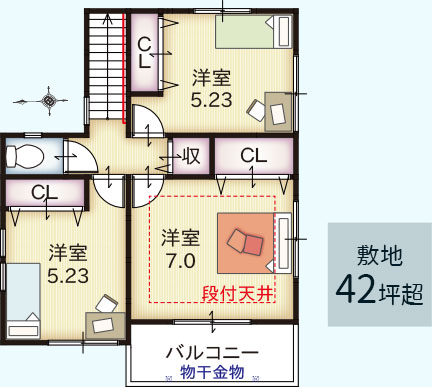 10号地間取り2階