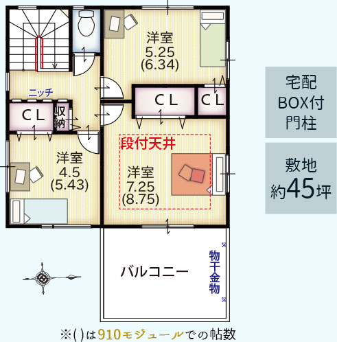 2号地間取り2階