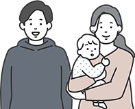 子育て支援の家族
