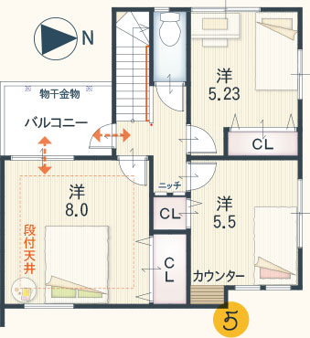 モデルハウス4号地2F