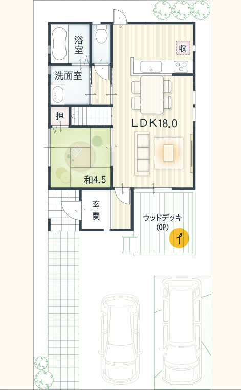 参考プラン15号地1F