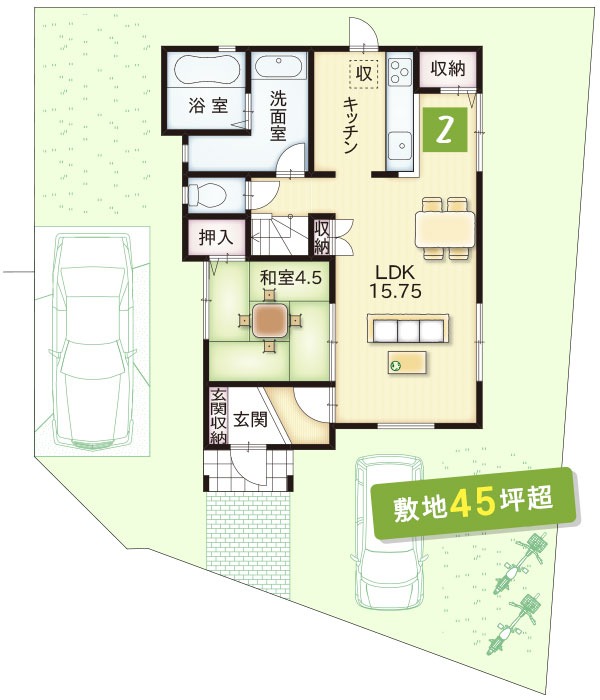 間取り1階