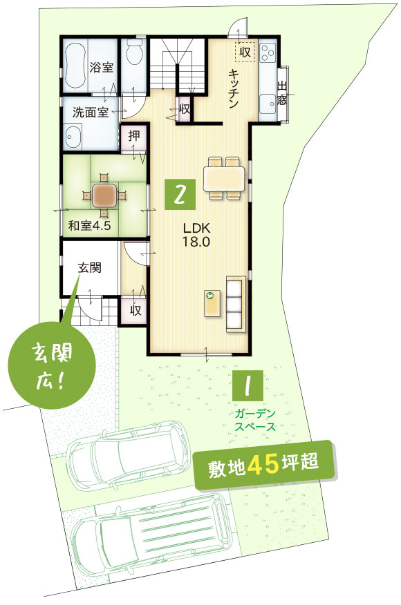 間取り1階