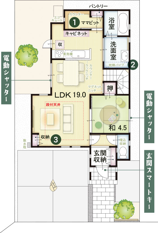 1F間取り