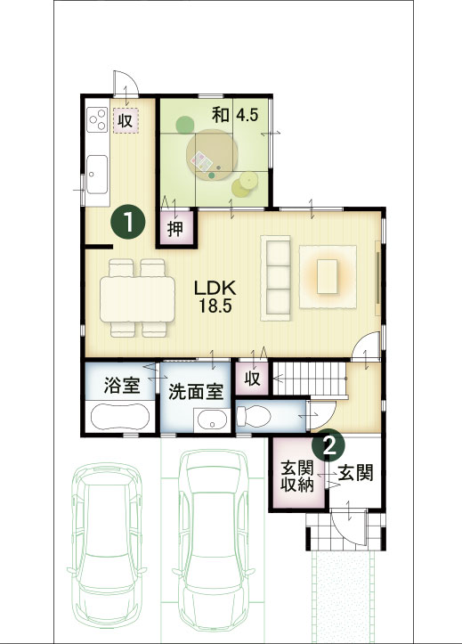 2号地1F