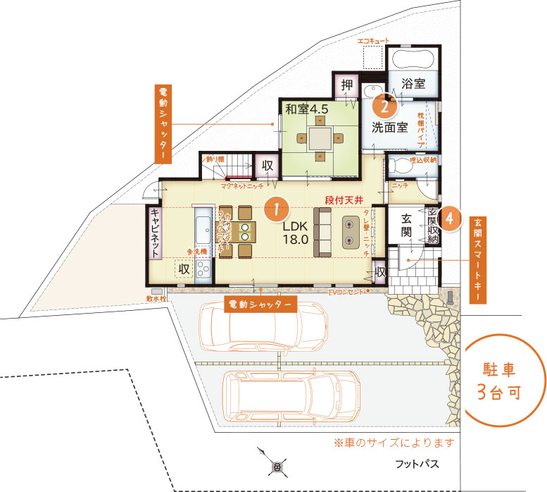 完成モデルハウス6号地1F