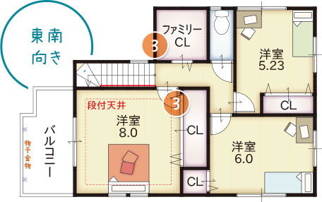 完成モデルハウス6号地2F