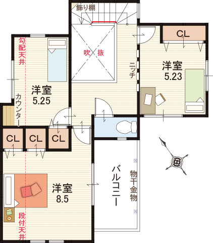 3号地2F間取り