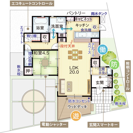 1階間取り