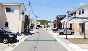 ゆとりの道路幅