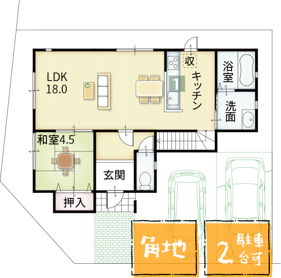 41号地間取り1階