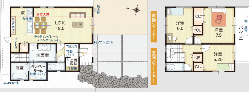 8号地間取り図