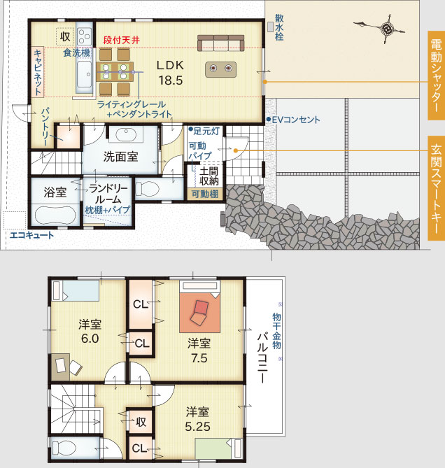 8号地間取り図