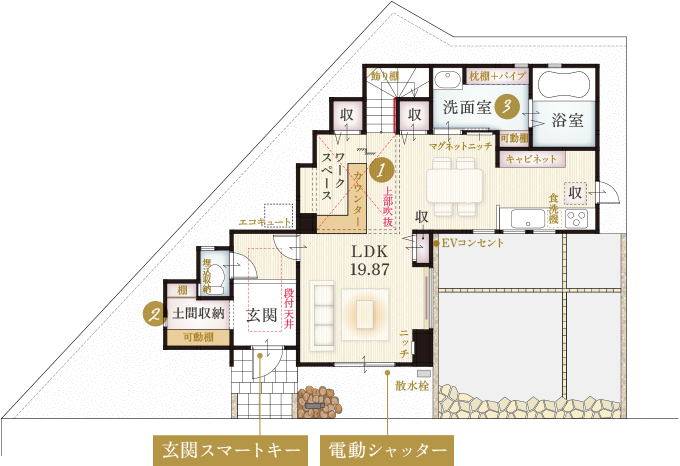 1F間取り
