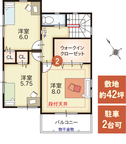 1号地間取り2階
