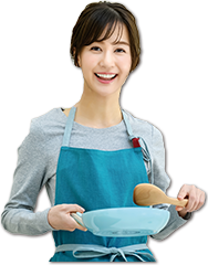 キッチン女性
