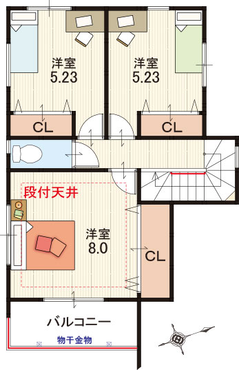 2F間取り