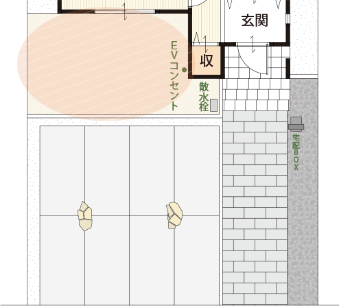 間取り庭
