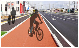 前面道路